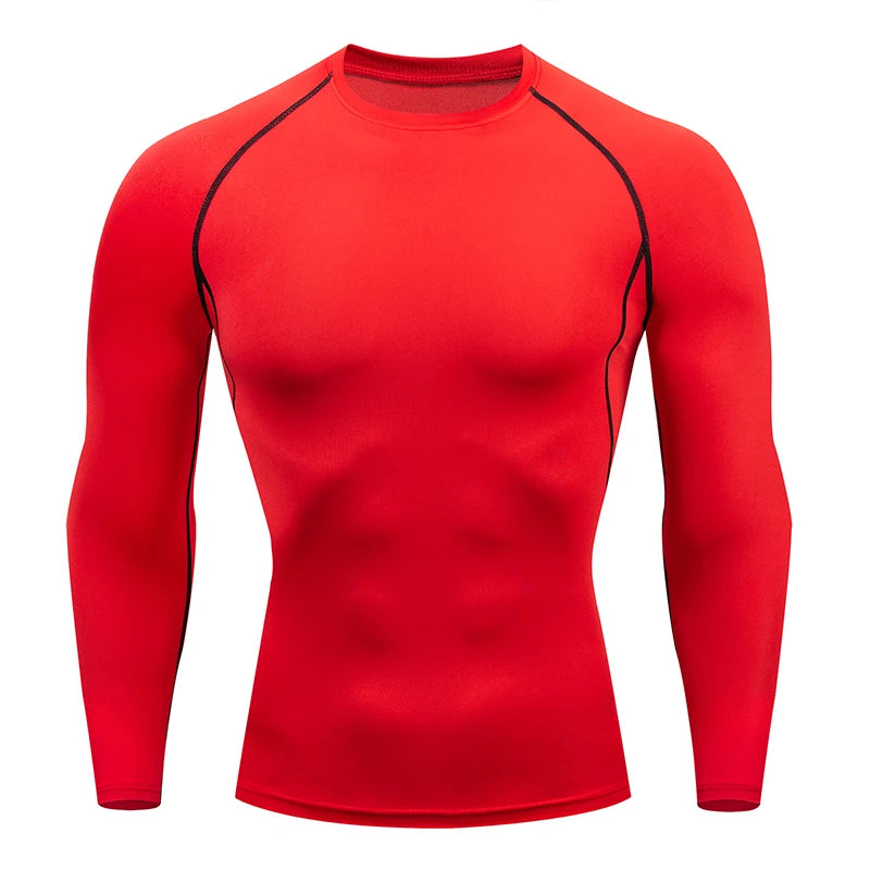 Men Compression Running T-shirt Fitness Tight //  T SHIRT DE COMPRESSION HOMME