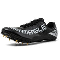 Mirror Face Athletic Running Spikes Track Spike Shoes With Eight 8pcs Nails Sapatos De Atletismo