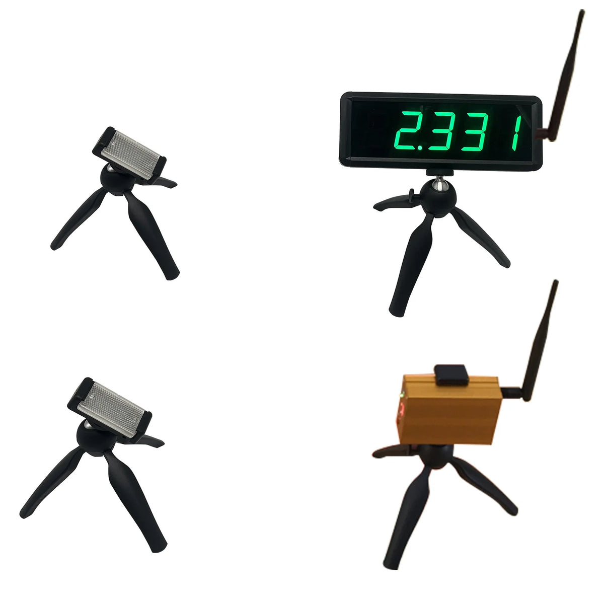 Single Running Training Red Green Display LED Wireless Laser Timer // Chronomètre Laser LED
