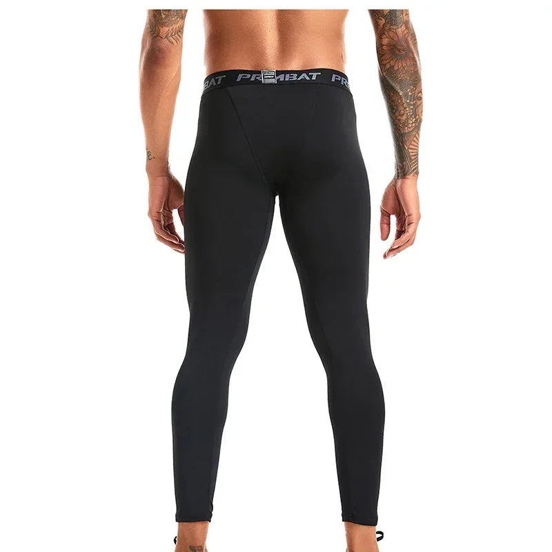 Men Gym Sportswear Muscle Bodybuilding Compression// Pantalon sport Homme