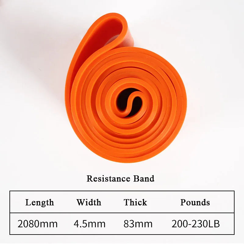 Heavy Duty Resistance Band Latex Elastic Belt Pull Up Assist for Pilates // élastique de résistance en latex