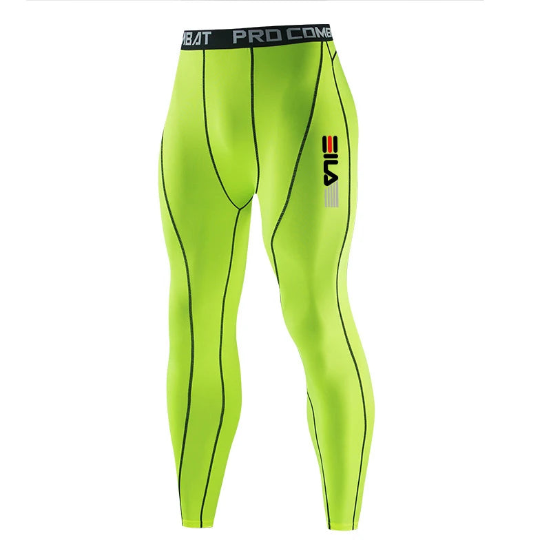 Men Gym Sportswear Muscle Bodybuilding Compression// Pantalon sport Homme