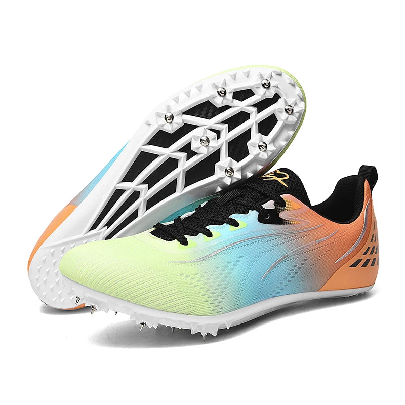 New Track＆Field Shoes Professional Nail Shoes Sprinters Anti Slip Run Training Shoe High-quality Student Long Jump Sneakers