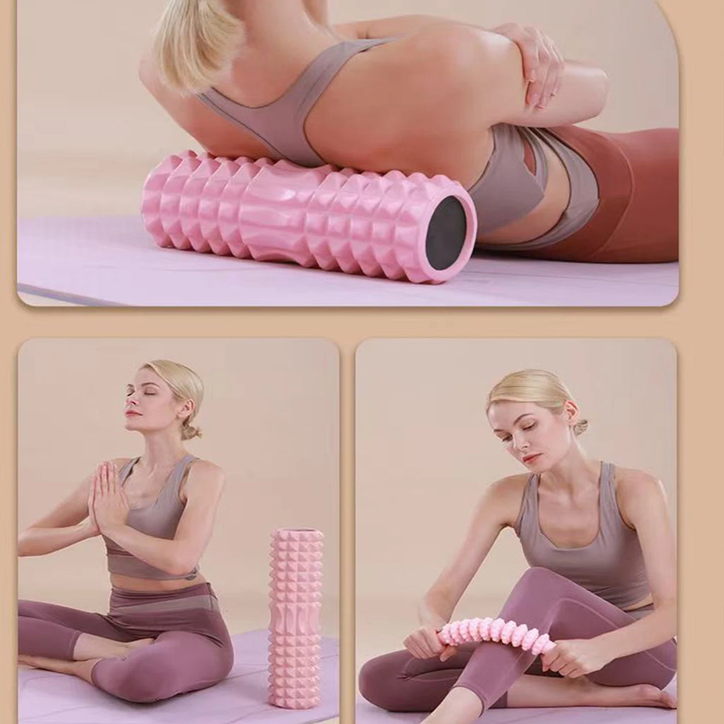 45cm Yoga foam roller muscle massage Block pilates // ROLLER D'Etirement pour Massage relaxant