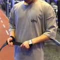 NEW Round Collar  sports T Shirt Oversize Cotton //T shirt à col rond Coupe Oversize