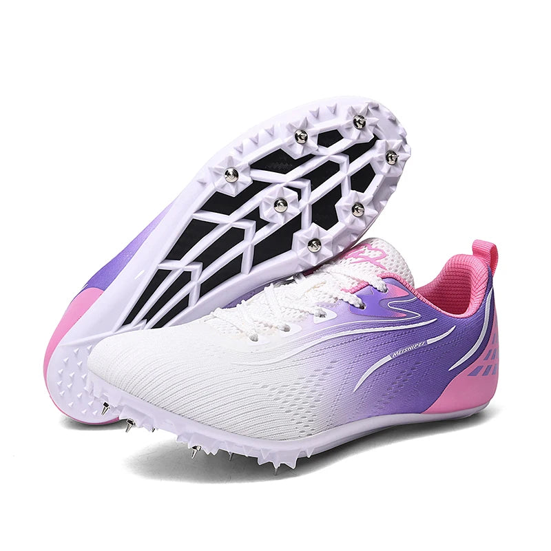 New Track＆Field Shoes Professional Nail Shoes Sprinters Anti Slip Run Training Shoe High-quality Student Long Jump Sneakers