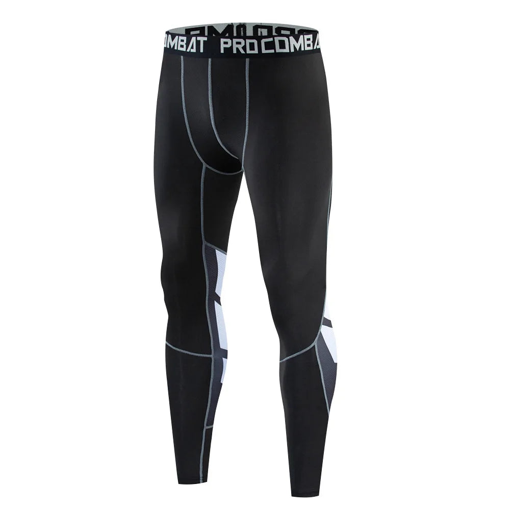 Mens Compression Pants Quick Dry Fit  // CYCLISTE DE COMPRESSION HOMME