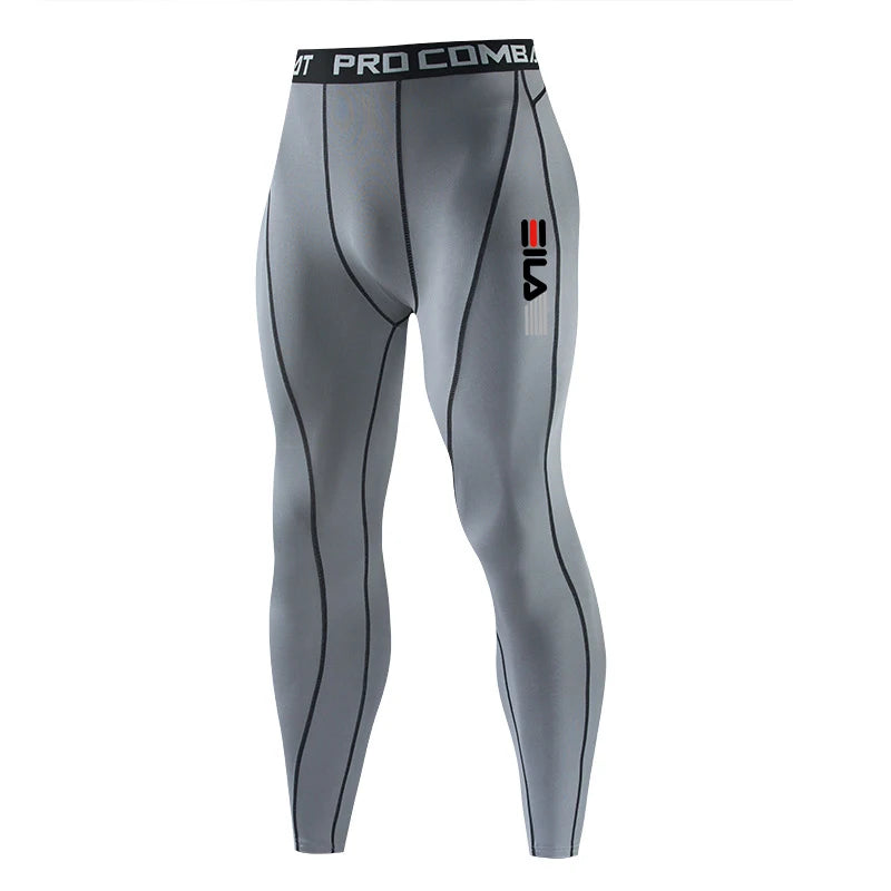 Men Gym Sportswear Muscle Bodybuilding Compression// Pantalon sport Homme