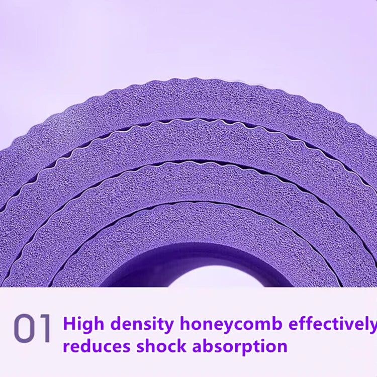 Exercise Pad for Home Gym Floor Workout Non-slip Yoga Mat Pilates Fitness Mat 15mm Thicknes Non Slip Yoga Cushion Travel Fitness