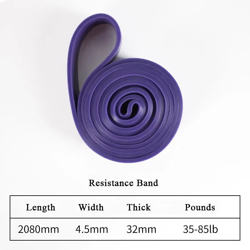 Heavy Duty Resistance Band Latex Elastic Belt Pull Up Assist for Pilates // élastique de résistance en latex