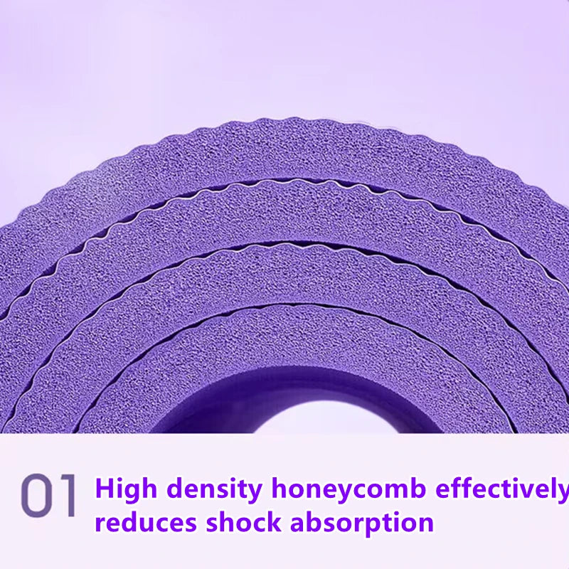 Exercise Pad for Home Gym Floor Workout Non-slip Yoga Mat Pilates Fitness Mat 15mm Thicknes Non Slip Yoga Cushion Travel Fitness