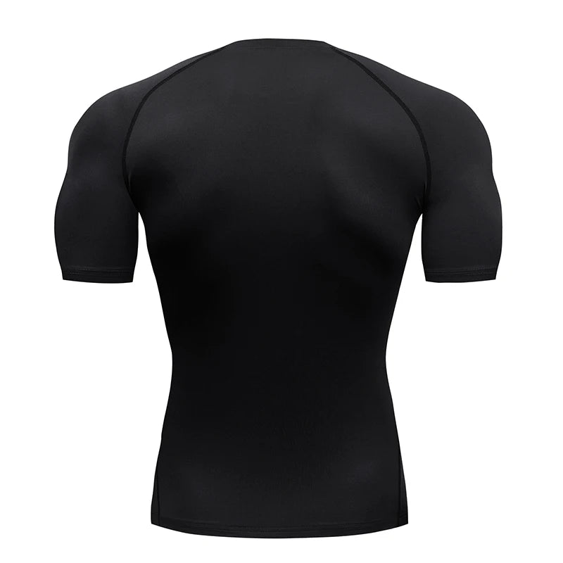 Men Running Compression T-shirt Short  // T shirt de compression Homme