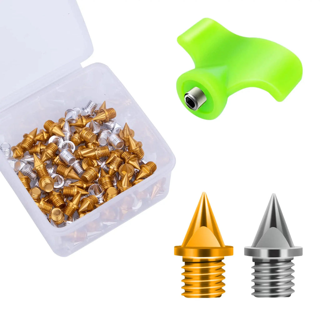 100pcs 1/4inch Stainless Steel Track // 100 pointes de rechanges en acier inoxydable