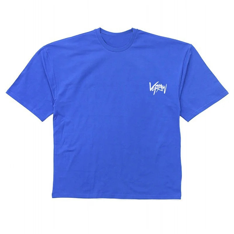 NEW Round Collar  sports T Shirt Oversize Cotton //T shirt à col rond Coupe Oversize