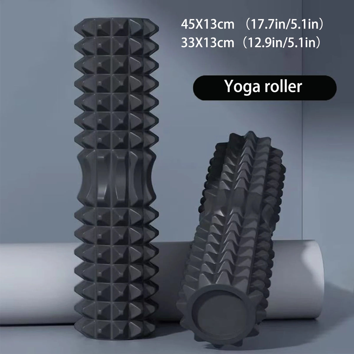 45cm Yoga foam roller muscle massage Block pilates // ROLLER D'Etirement pour Massage relaxant