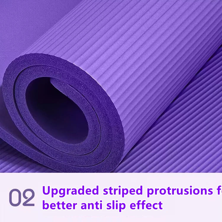 Exercise Pad for Home Gym Floor Workout Non-slip Yoga Mat Pilates Fitness Mat 15mm Thicknes Non Slip Yoga Cushion Travel Fitness