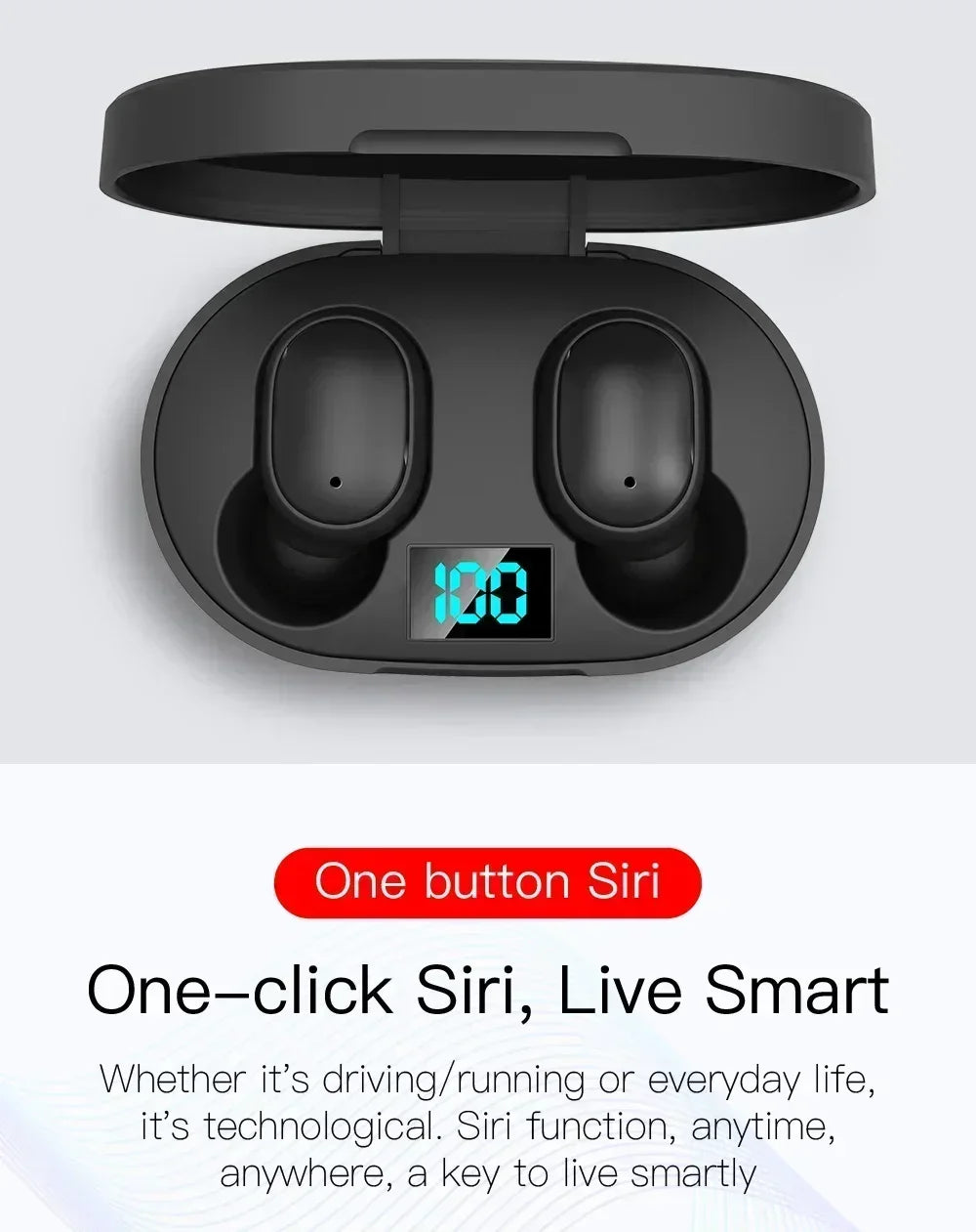 E6S Wireless Bluetooth Earphones // Ecouteurs sans fil