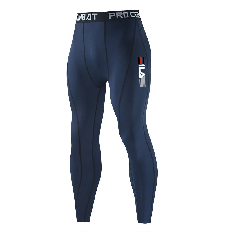 Men Gym Sportswear Muscle Bodybuilding Compression// Pantalon sport Homme
