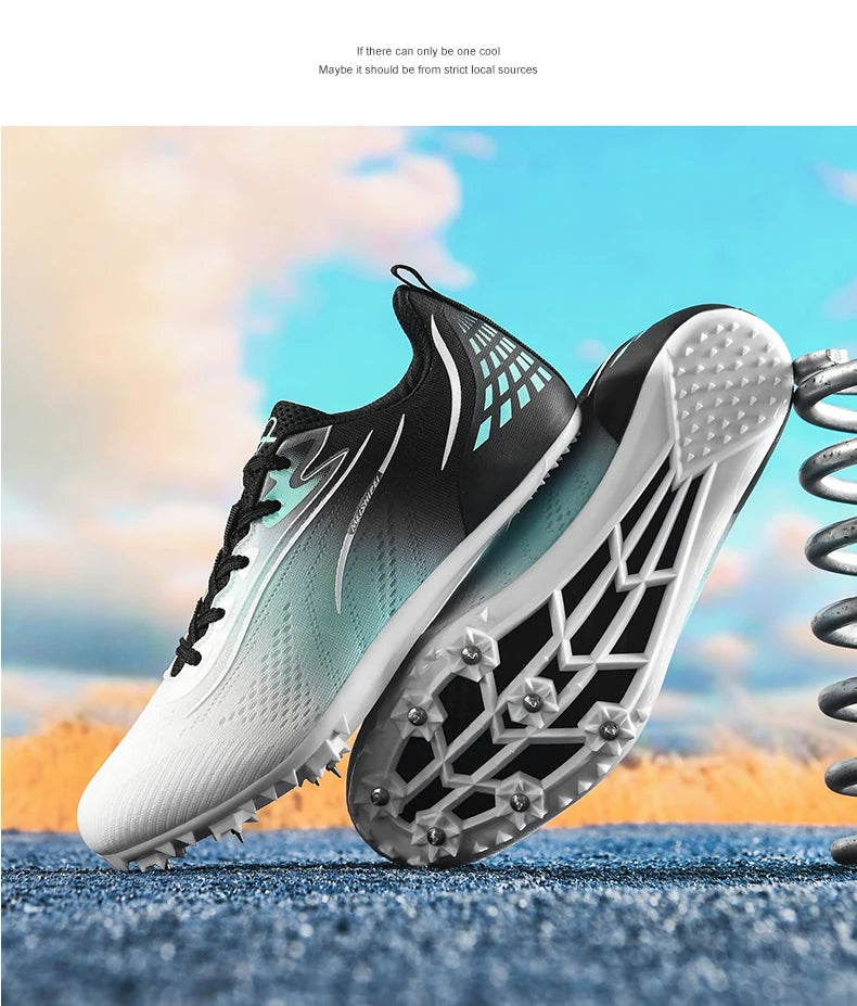 New Track＆Field Shoes Professional Nail Shoes Sprinters Anti Slip Run Training Shoe High-quality Student Long Jump Sneakers