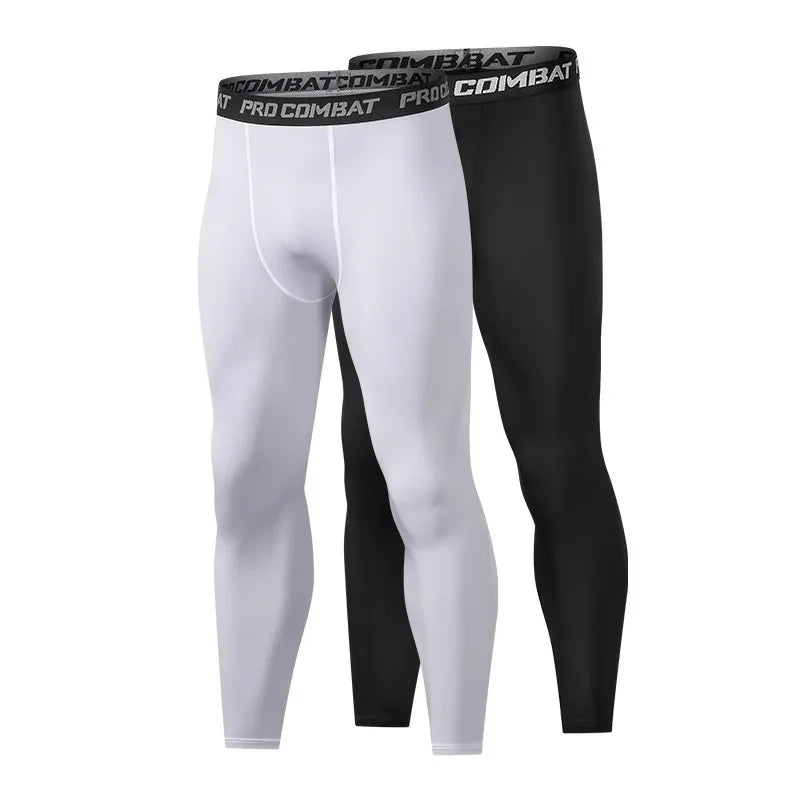 Mens Compression Pants Tights Cool Dry Leggings Sports // PANTALON ET SHORT  DE COMPRESSION HOMME