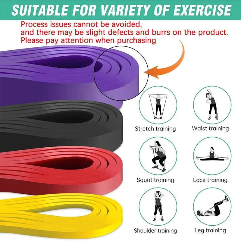 Unisex Fitness Band Pull Up Elastic Rubber Bands Resistance // Bande Elastique de résistance pour entrainement