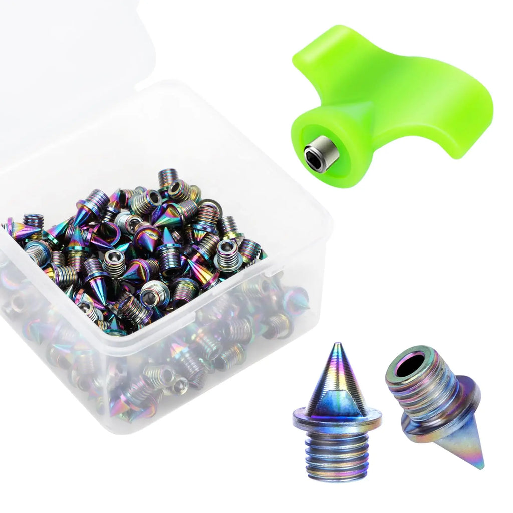 100pcs 1/4inch Stainless Steel Track // 100 pointes de rechanges en acier inoxydable