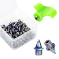 100pcs 1/4inch Stainless Steel Track // 100 pointes de rechanges en acier inoxydable