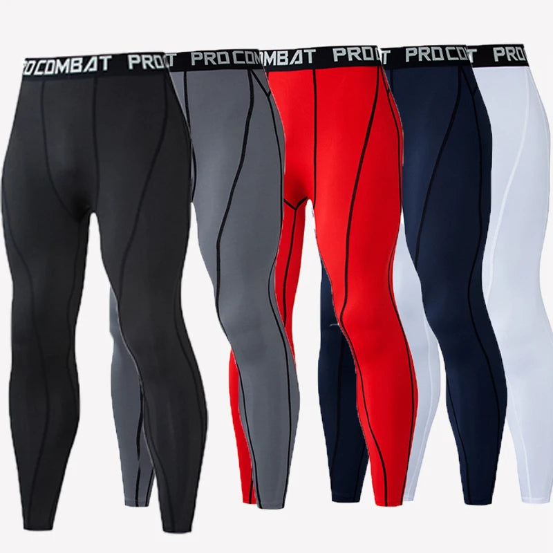 Mens Compression Pants Quick Dry Fit  // CYCLISTE DE COMPRESSION HOMME