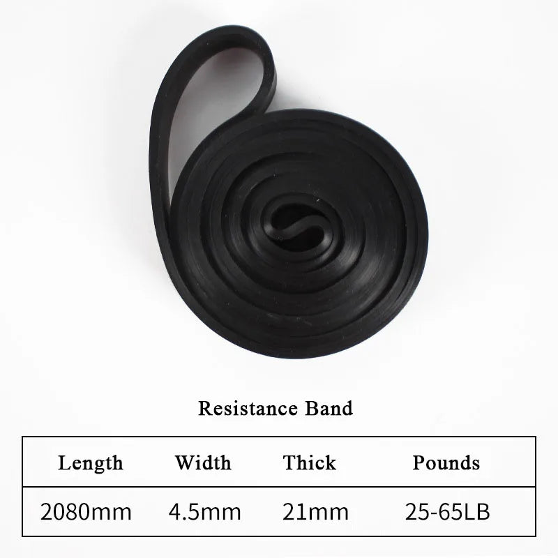 Heavy Duty Resistance Band Latex Elastic Belt Pull Up Assist for Pilates // élastique de résistance en latex