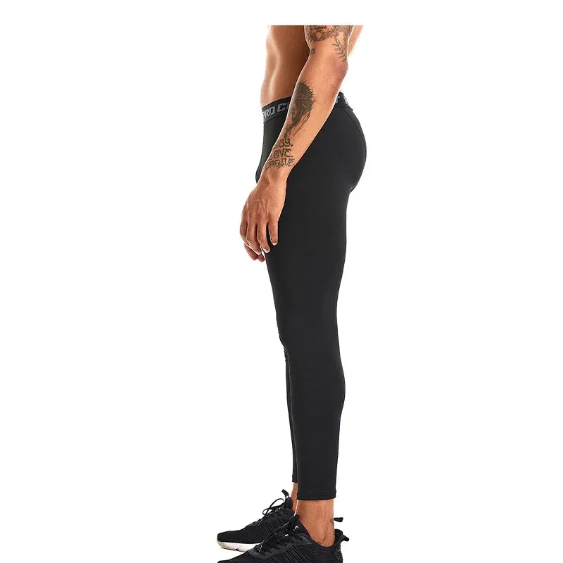 Men Gym Sportswear Muscle Bodybuilding Compression// Pantalon sport Homme