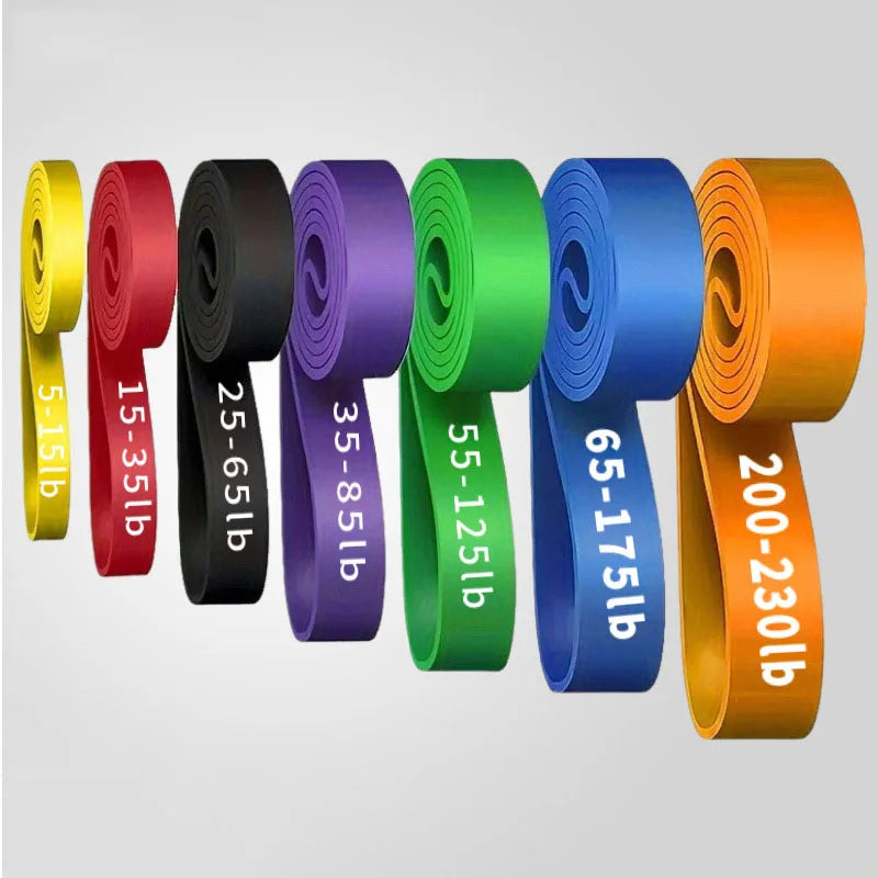 Heavy Duty Resistance Band Latex Elastic Belt Pull Up Assist for Pilates // élastique de résistance en latex
