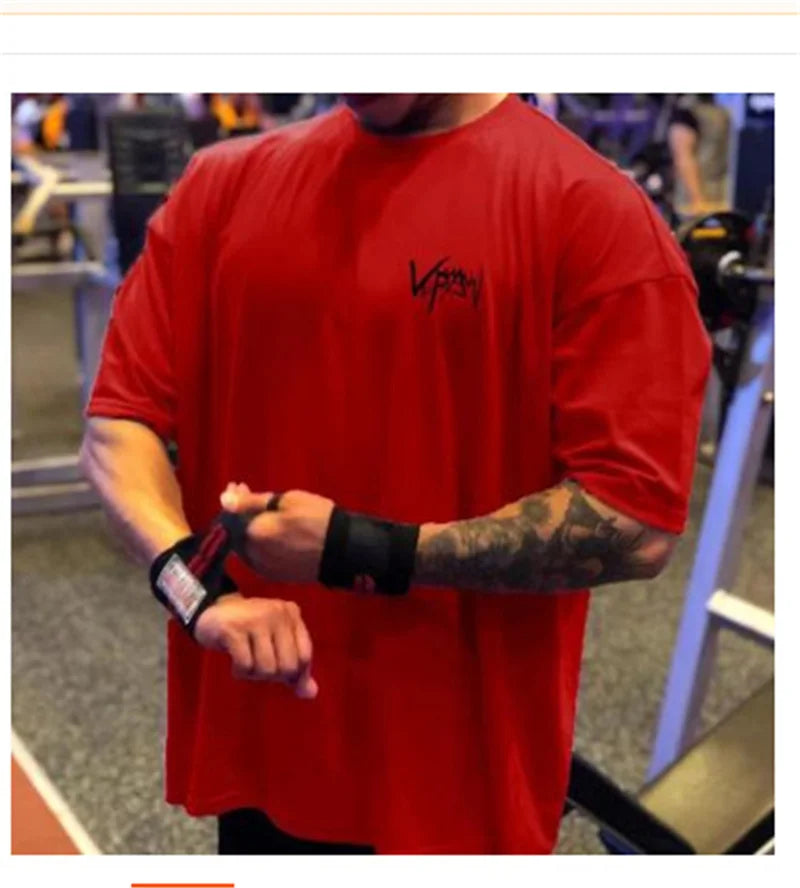 NEW Round Collar  sports T Shirt Oversize Cotton //T shirt à col rond Coupe Oversize