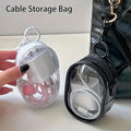 Portable Mini Clear Zipper Storage Bag - Space-Saving // Mini Pochette de rangement avec Fermeture éclair
